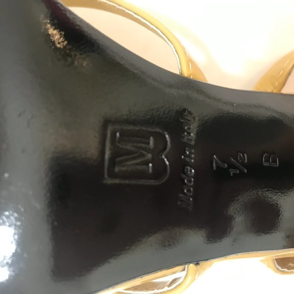 BRUNO MAGLI Patent Strappy Sandal - Picture 3 of 5